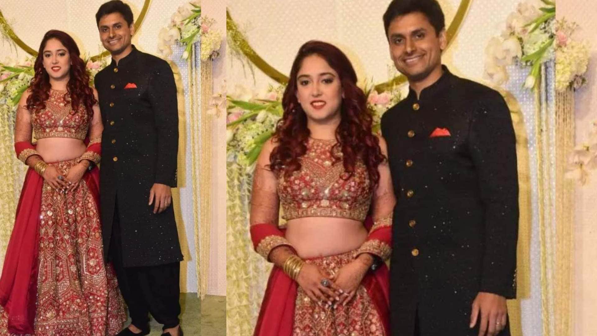 Ira Khan and nupur Shikhre wedding Ira Khan Reception Lehenga