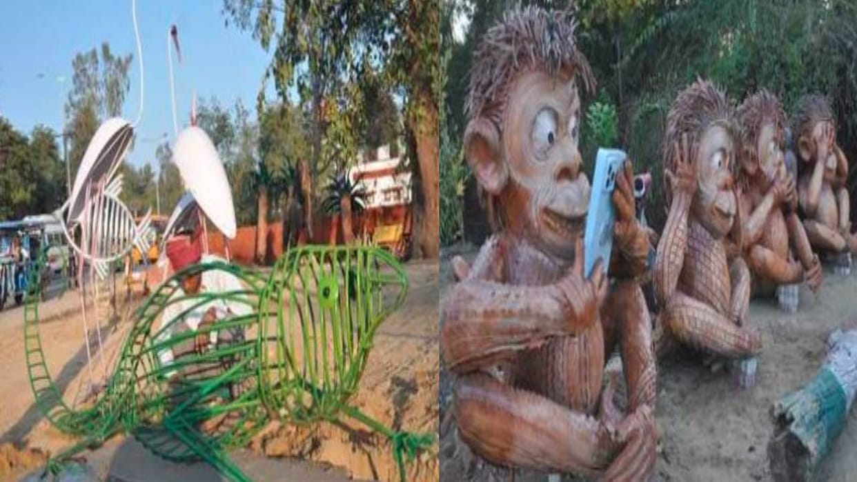 campus of Dr. Bhimrao Ambedkar University will be decorated with junk located in Agra