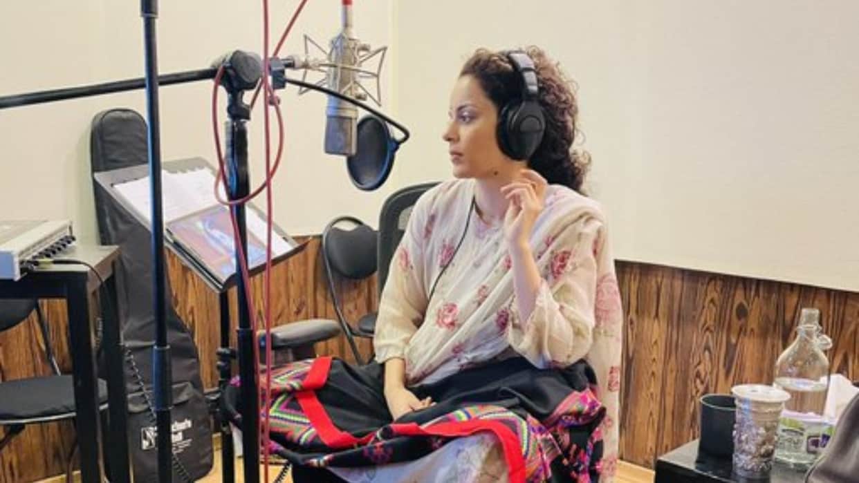 Kangana Ranaut started dubbing for Emergency shares post says she will announce film release date soon