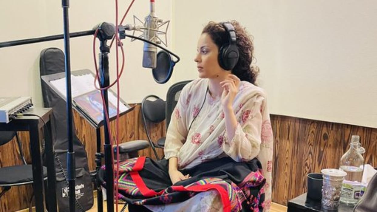 Kangana Ranaut started dubbing for Emergency shares post says she will announce film release date soon