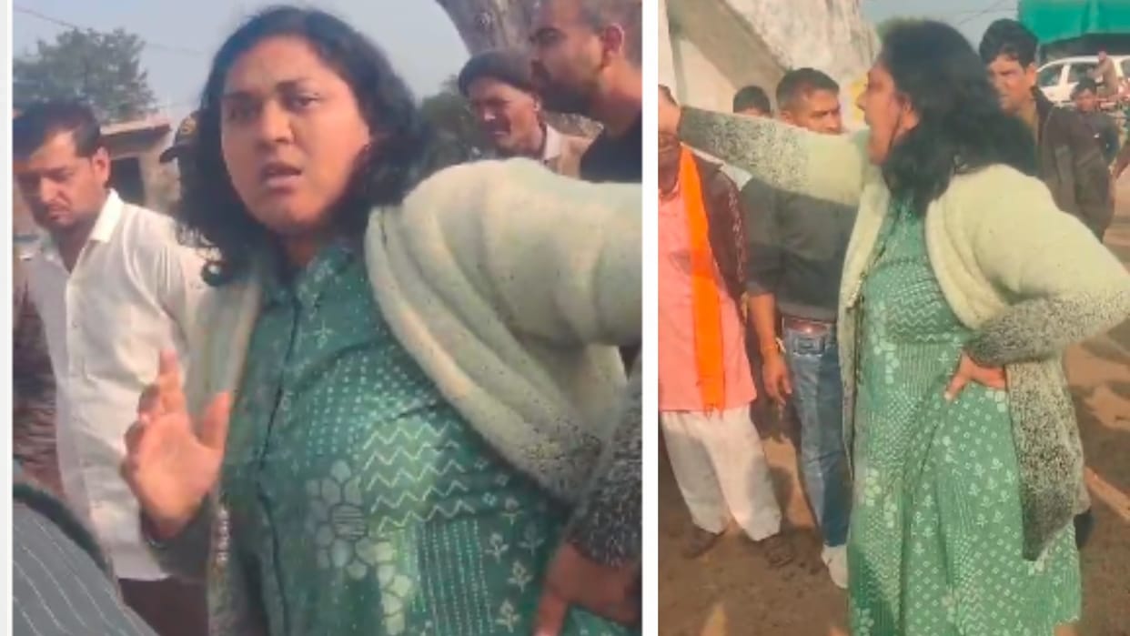 Dewas Sonakchh Tehsildar angry at farmers, calls villagers like chickens