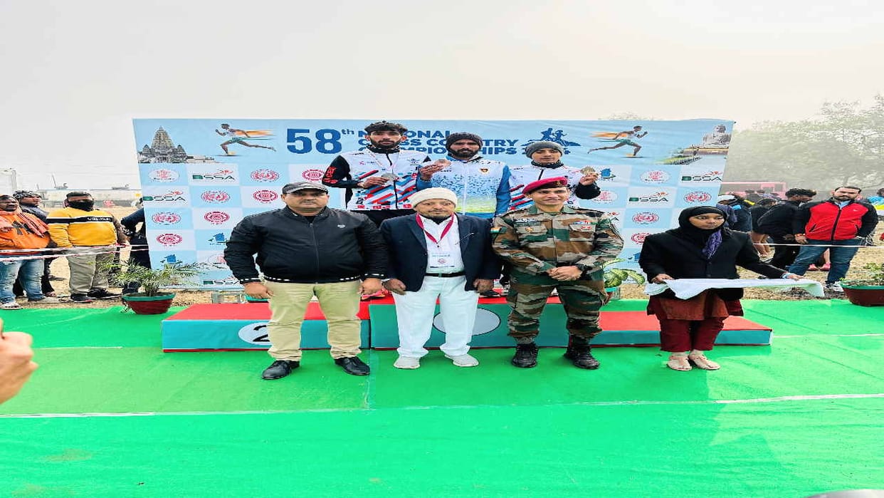 Sawan Barwal won bronze medal in 58th National Cross Country Competition