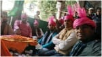 अजमेर दरगाह में पेश की गई पूर्व सीएम राजे की चादर।