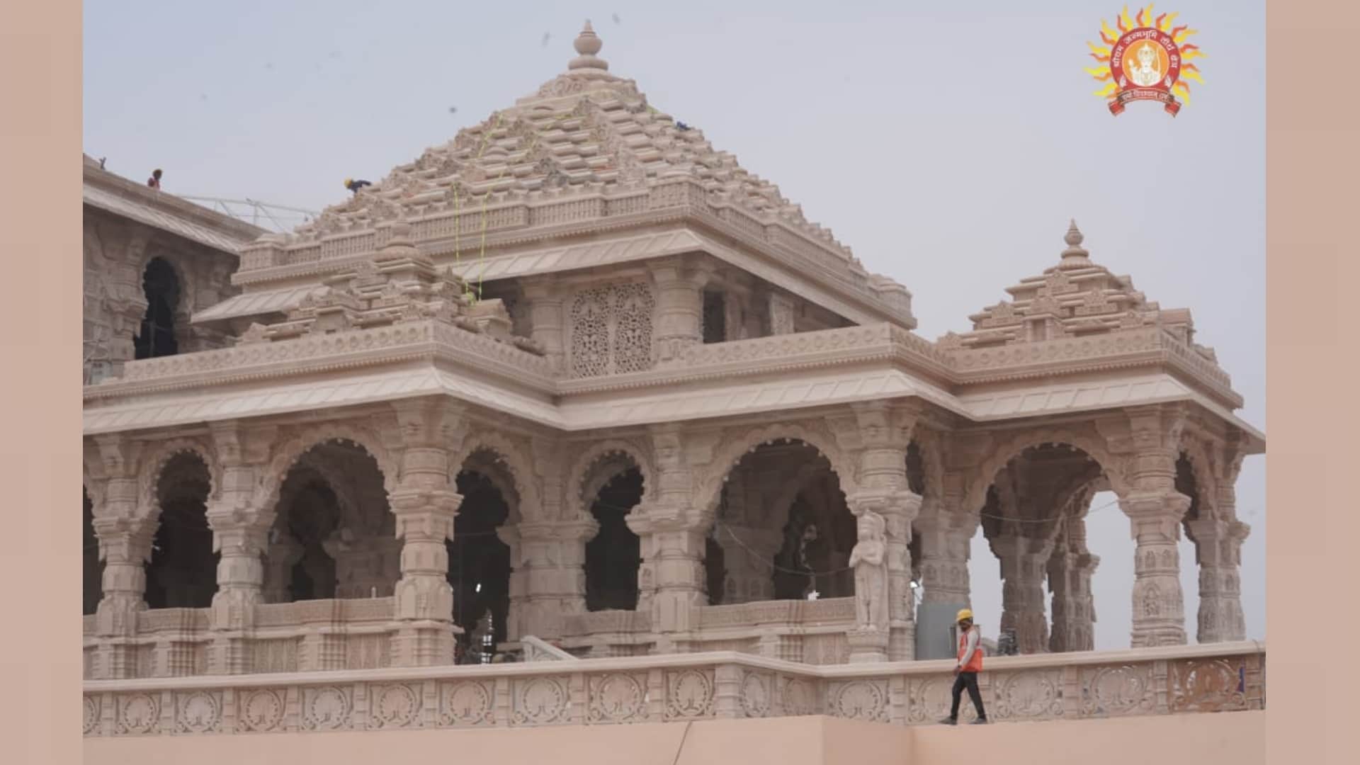 New pics of Garbhgrah of Ram temple of Ayodhya.