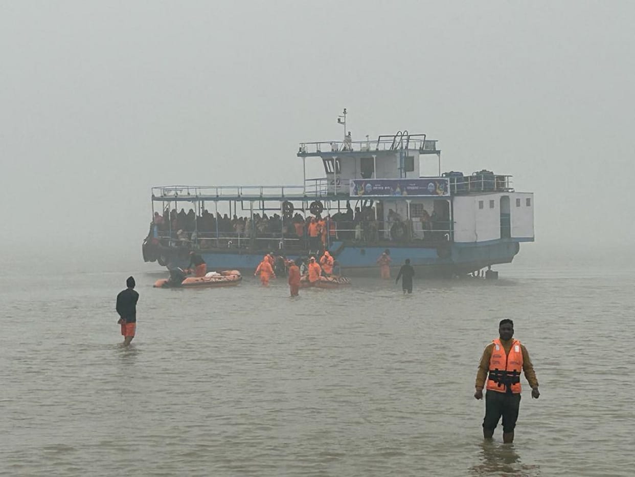 Ganga Sagar Mela: 182 pilgrims returning from Ganga Sagar were rescued by Indian Coast Guard