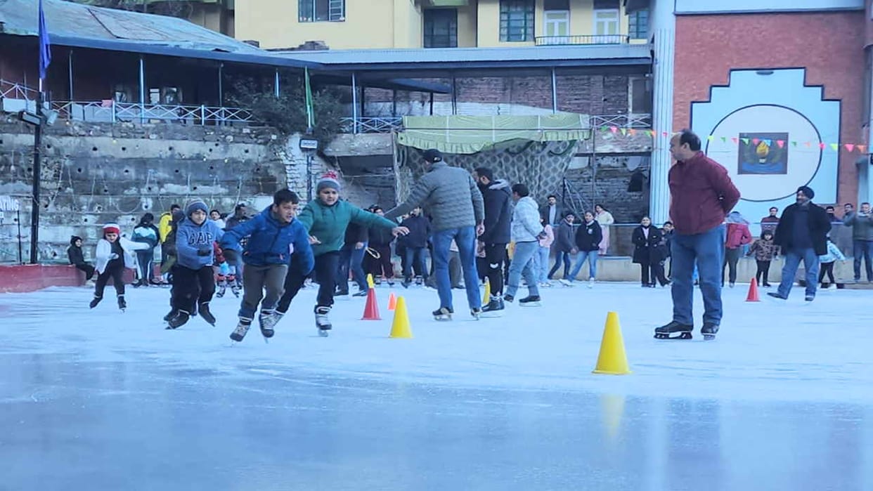 Gymkhana organized at Shimla Ice Skating Rink after six years, more than 70 skaters arrived