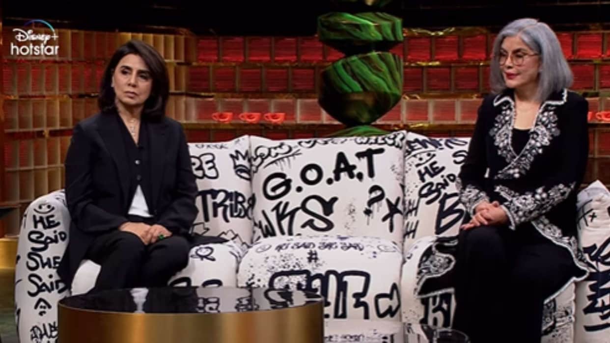 KWK 8 5.5 Million Views Neetu Kapoor Zeenat Aman episode on top left Deepika Ranveer singh episode behind