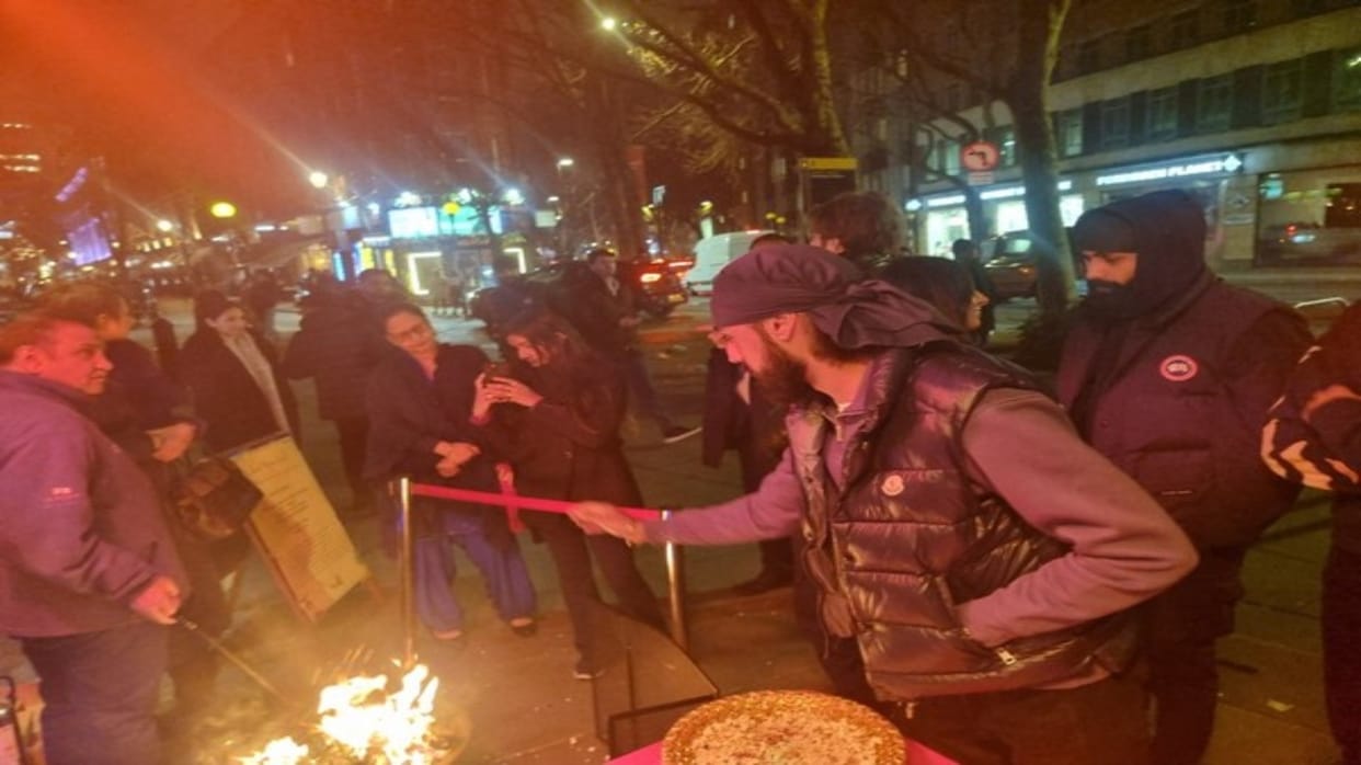 UK People celebrate Lohri in London West End