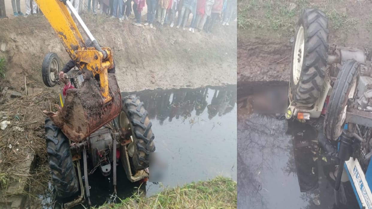 Two youths of Baghpat died in tractor accident in Shamli district