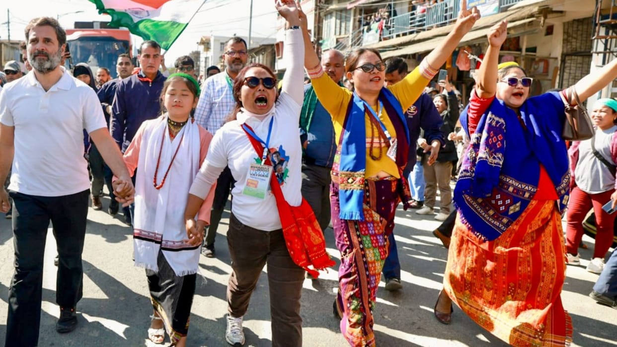 rahul gandhi bharat jodo nyay yatra third day resumes from nagaland kohima news updates