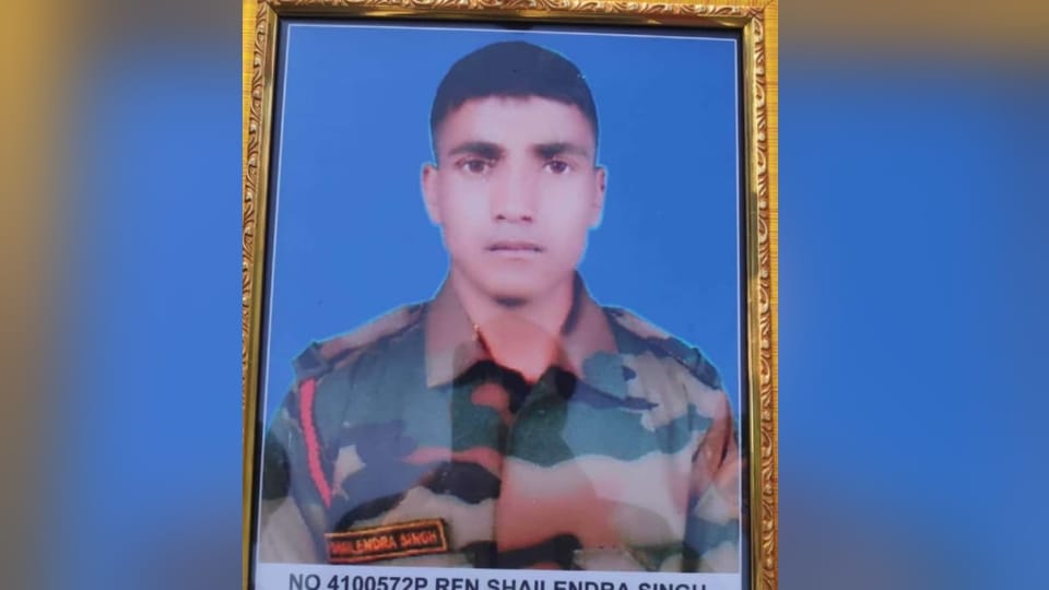 Uttarakhand Soldier Rifleman Shailendra Kathait Martyr on India-China border Niti Post
