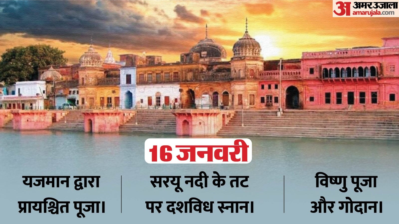 Ayodhya Ram Mandir Pran Pratishtha Anushthan Starts Shobha Yatra Full Schedule Today Ram Lalla Murti Photos