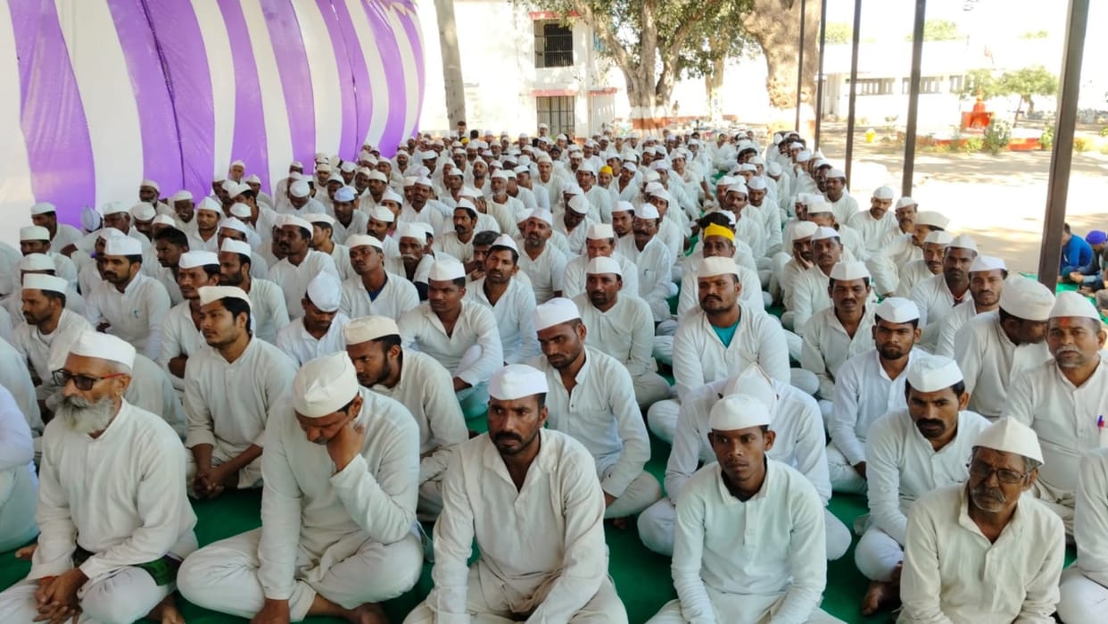 Inauguration of 9 day Ramnaam writing and religious ritual program in Central Jail