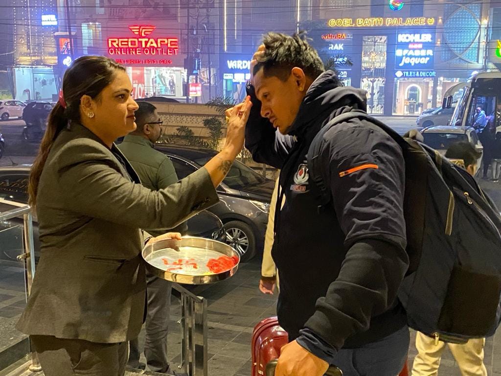 Ranji Trophy: Uttar Pradesh's Ranji team reached Meerut, welcomed