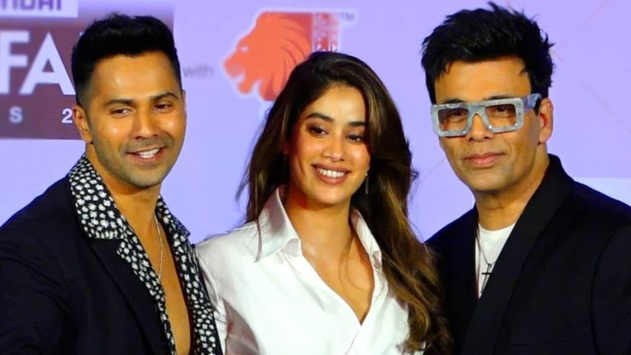 69th Hyundai Filmfare Awards 2024 with Gujarat Tourism Conference Karan Johar Janhvi Kapoor Varun Dhawan