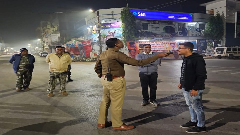 Action taken against those breaking traffic rules drivers used to drive after consuming alcohol in Jagdalpur