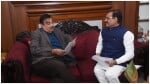 प्रदेश अध्यक्ष विष्णुदत्त शर्मा ने केन्द्रीय सड़क परिवहन मंत्री नितिन गडकरी से की मुलाकात।