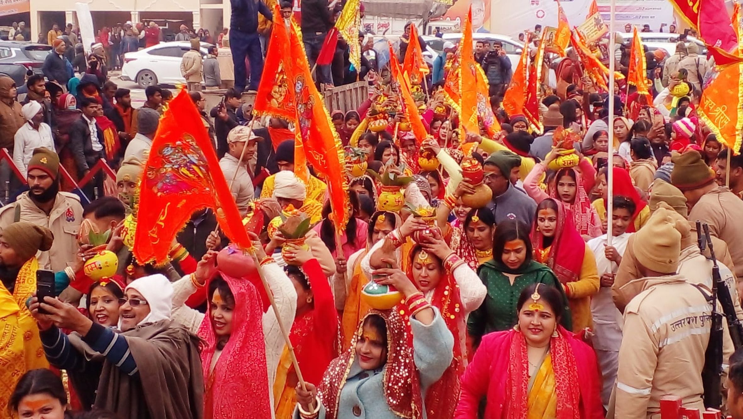 Pran Pratishtha: Before sitting in the temple, Ramlala went on a tour, see fascinating pictures