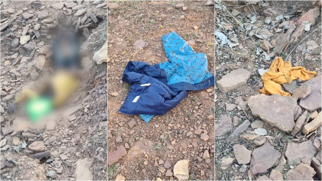 Half-burnt body of a youth found on Damoh Jabalpur Highway; Visiting card and clothes were found lying nearby