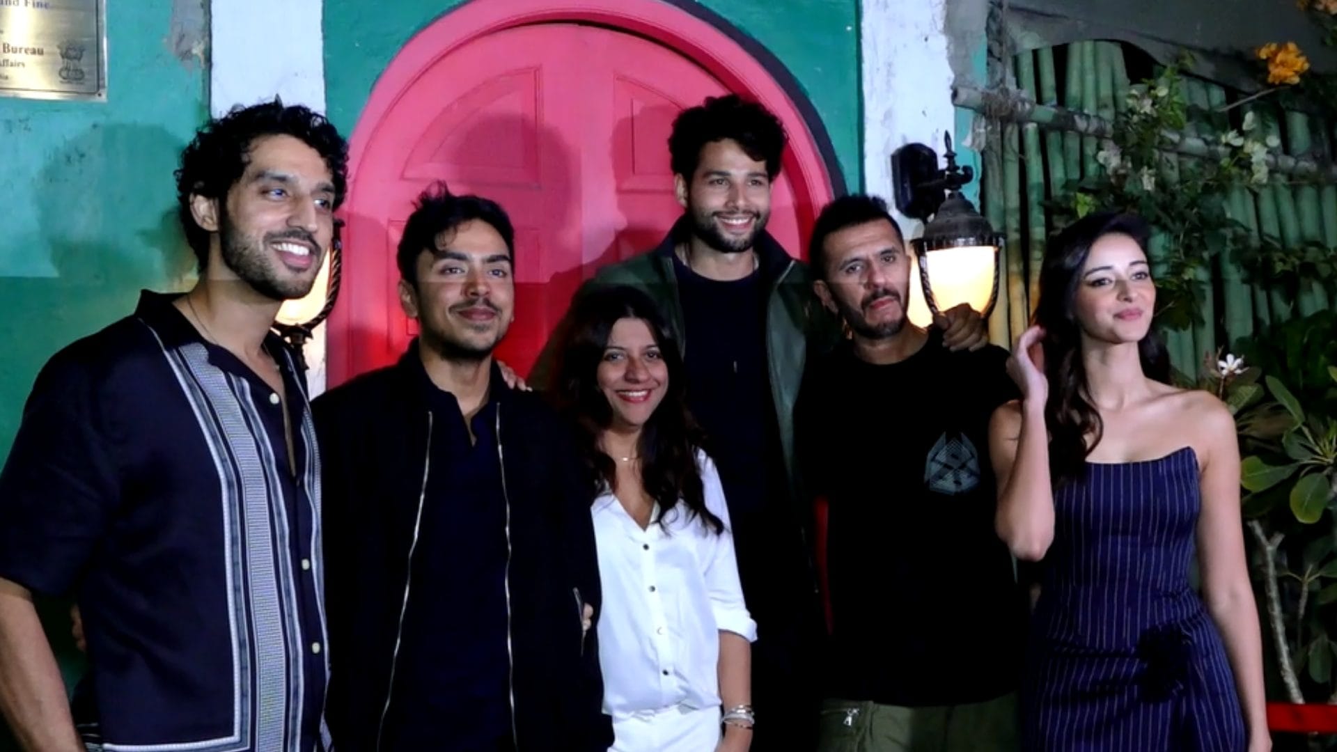 Ananya Panday Siddhant Chaturvedi Adarsh Gourav Attend Success Party Of Film Kho Gaye Hum Kahan