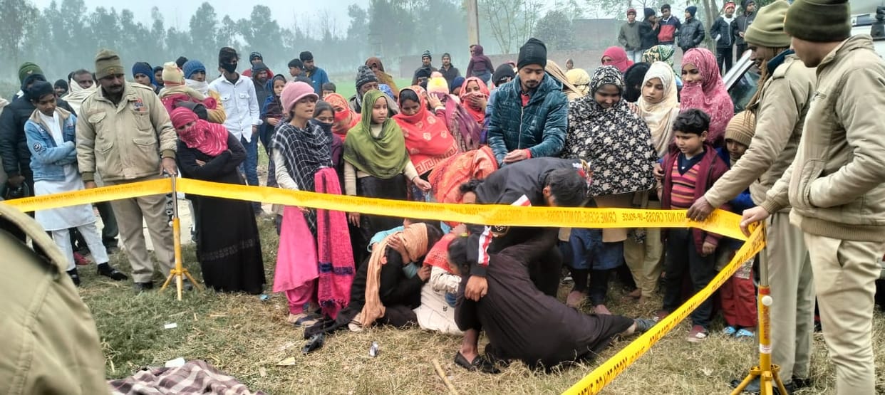 Murder In Bijnor: man was stabbed to death with a sharp weapon in Dhampur, used to work in Loni Mandi,