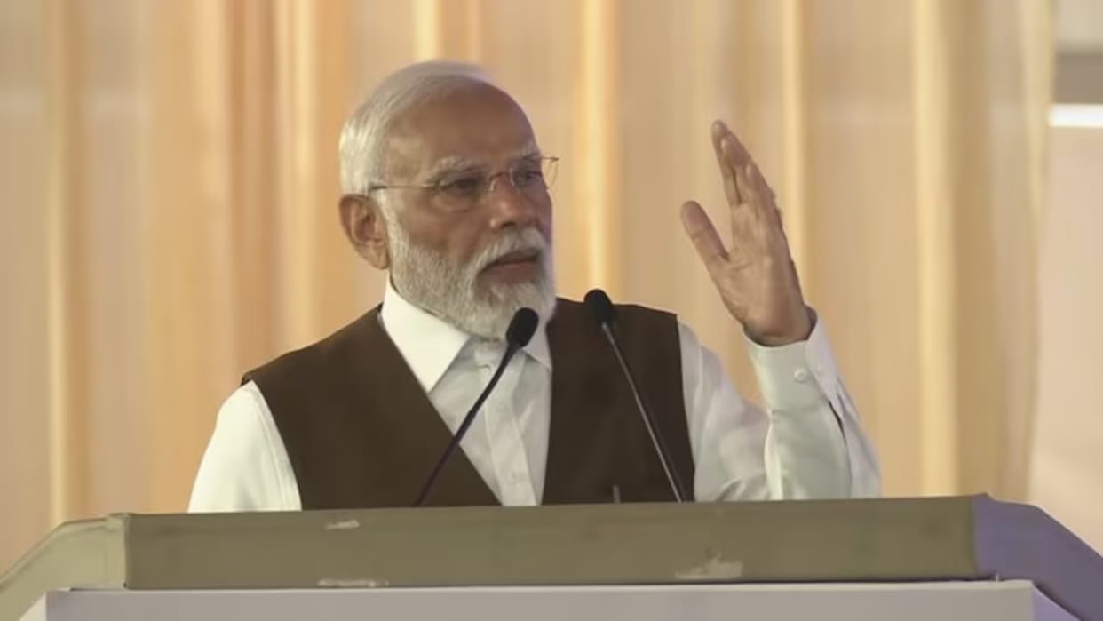 Tax money returned at feet people PM Modi Andhra Pradesh