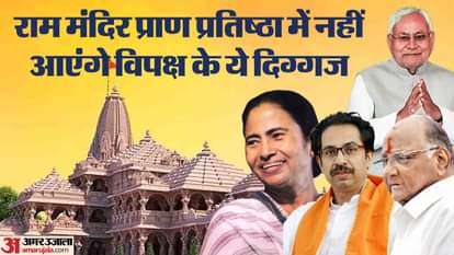 राम मंदिर में प्राण प्रतिष्ठा से विपक्षी नेताओं ने किनारा किया
