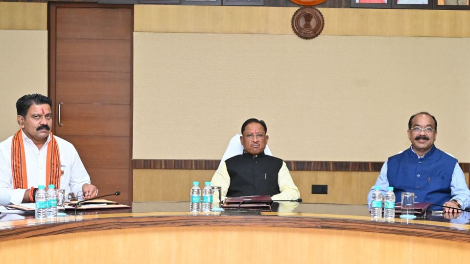 meeting of Council of Ministers held in Chhattisgarh under chairmanship of CM Vishnu Dev Sai