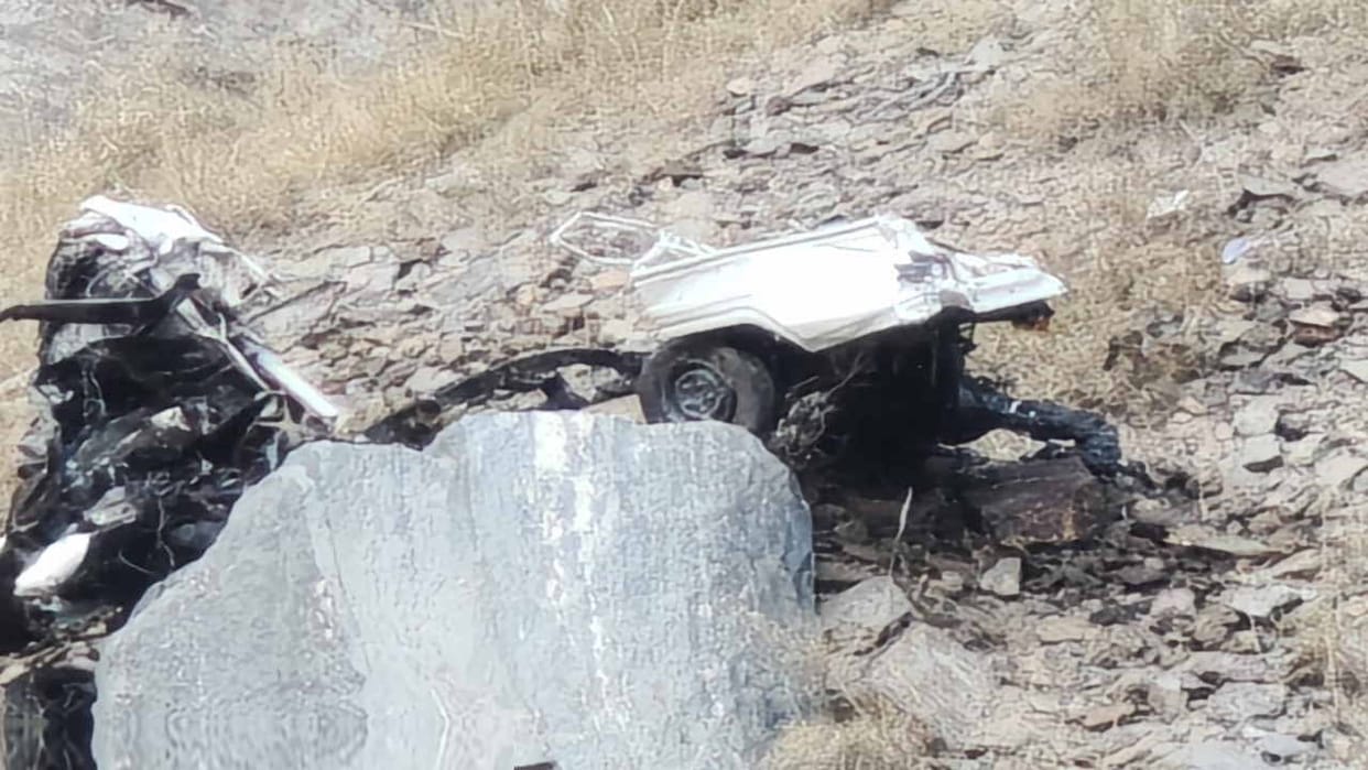 road accident in Kinnaur himachal, Bolero  fell into a deep ditch