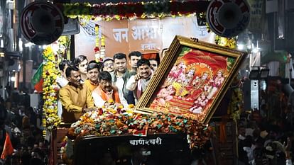 cm mohan yadav road show indore jan abhar yatra