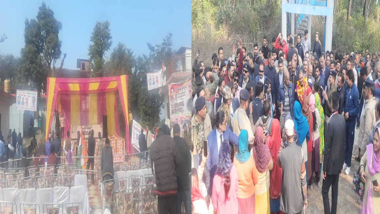 Political color seen in the sarkar gaon ke dwar program in hamirpur