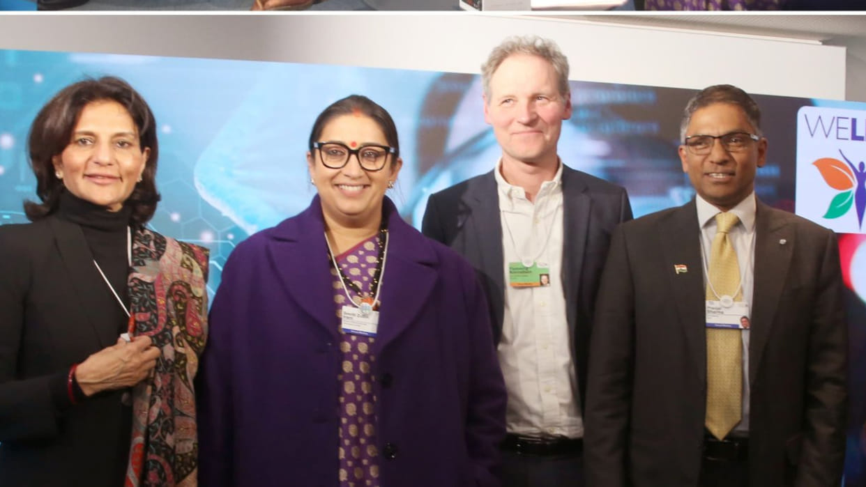Union Minister Smriti Irani announces establishment of B20 Global Institute at WEF Davos WEF updates