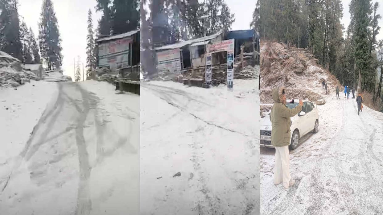HP Weather Update: Light snowfall on Chanshal, Hatu Peak, fog alert in plain districts