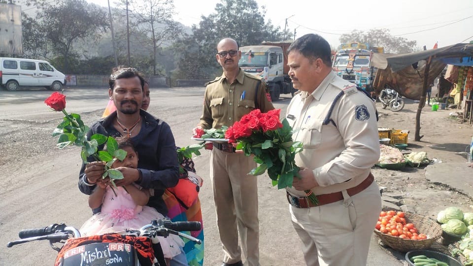 People were made aware about traffic rules in Korba