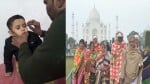 Agra: ताजमहल के रॉयल गेट की सीढ़ियों से फिसली पांच साल की मासूम, सिर में आई चोट
