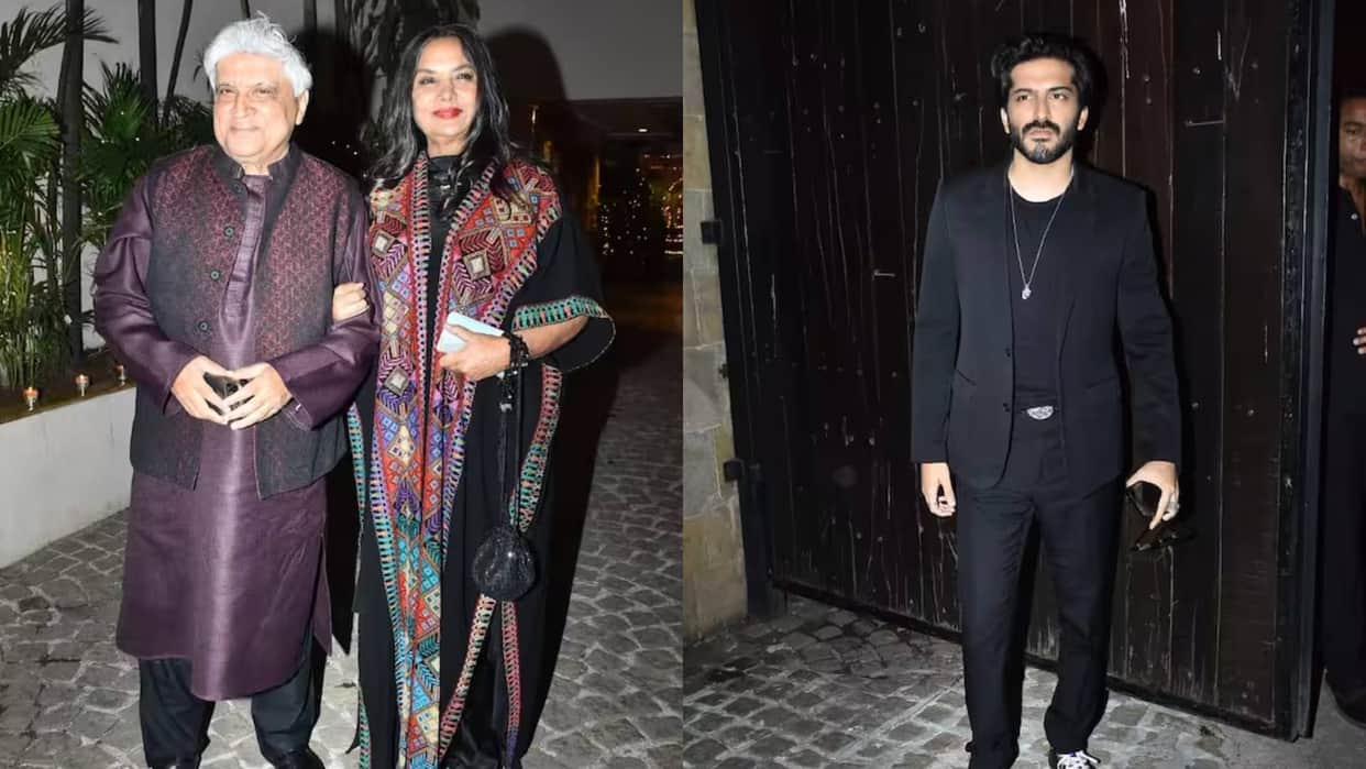 ANIL KAPOOR HOST A SPECIAL BIRTHDAY PARTY FOR JAVED AKHTAR SONAM KAPOOR FARHAN AKHTAR ATTENDED