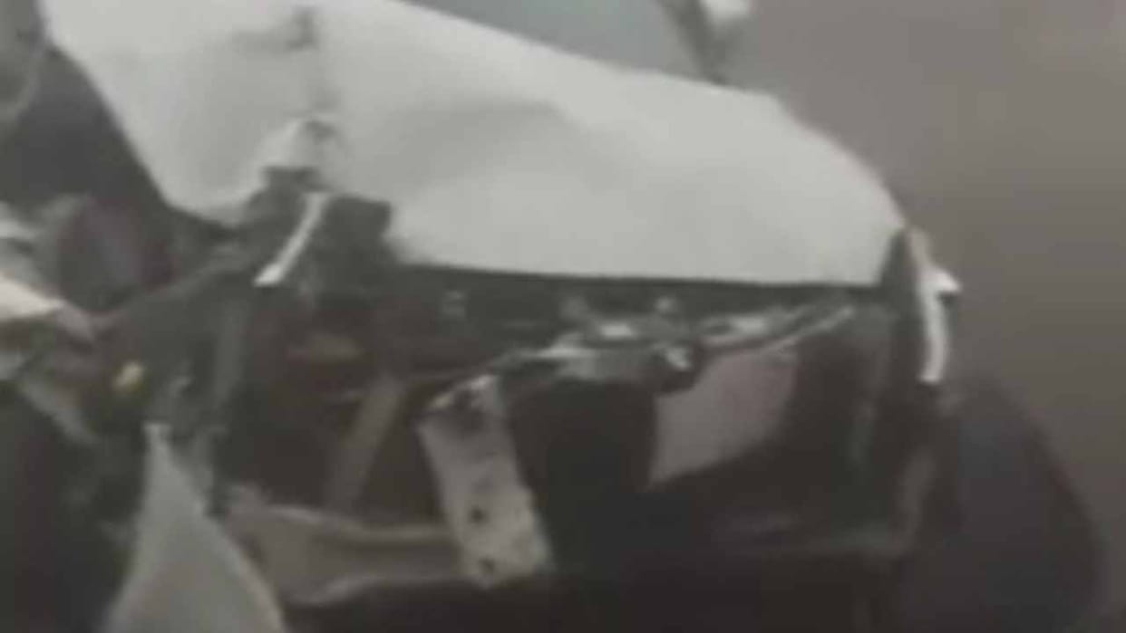 20 vehicles collided in Doraha of Punjab