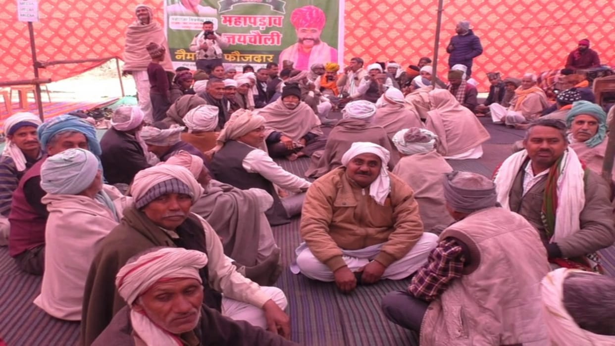 Jat Samaj Mahaparav Second Day Jat community gave warning regarding reservation Bharatpur
