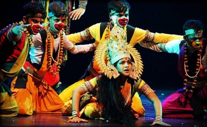 Ram Ki Shakti Puja natak of Varanasi 100th presentation in New Delhi