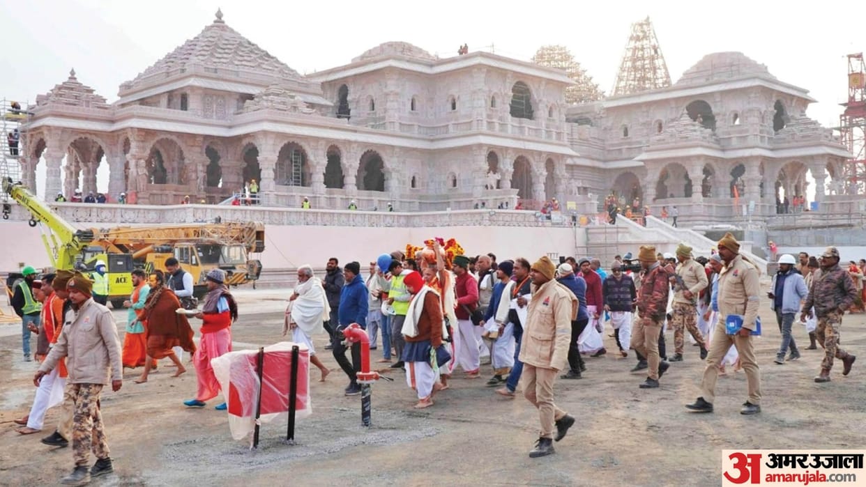 Ayodhya Ram Mandir Latest Photos Today Ayodhya Ram Temple Pran Pratishtha to be held on 22nd January