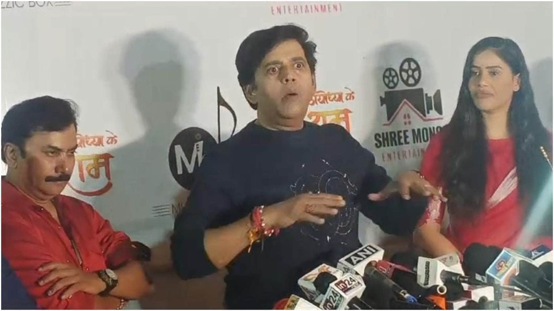 Ram Mandir Pran Pratishtha: Ravi Kishan song Ayodhya ke Shriram lanched gorakhpur mp was excited on occasion