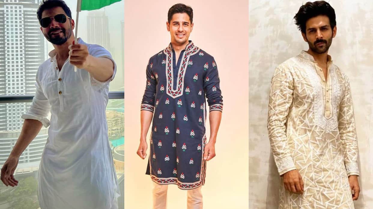 Republic Day 2024 ethnic wear outfit idea for men inspired by varun Dhawan and sidharth malhotra