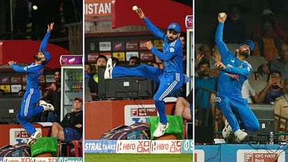 Virat Kohli becomes Flying GOAT and blocks Sixer in last match of India vs Afg t20 series