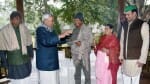 मकर संक्रांति के मौके पर लालू परिवार से मिले थे सीएम नीतीश कुमार।
