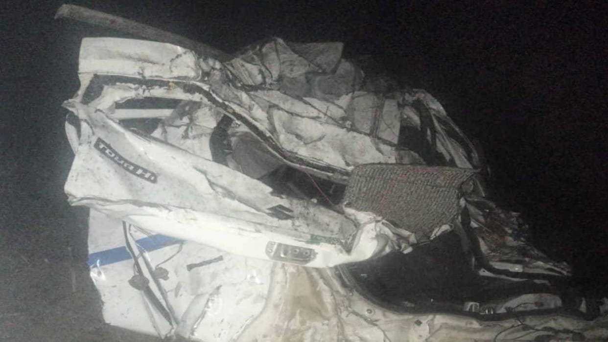 Car fell into deep ditch on Nakrod-Himgiri road chamba