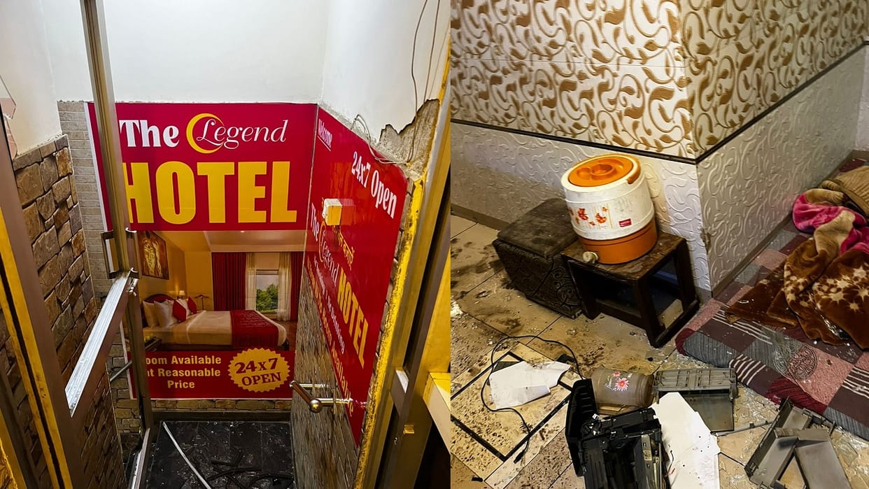 miscreants entered hotel and vandalized In Hisar, demanded extortion, accused uprooted the DVR