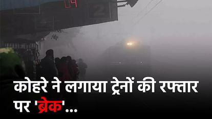 68 trains affected due to fog One was cancelled these trains ran late by hours