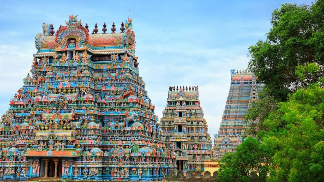 pm modi tamil nadu visit news updates tiruchirappalli sri ranganathaswamy temple launch khelo india games