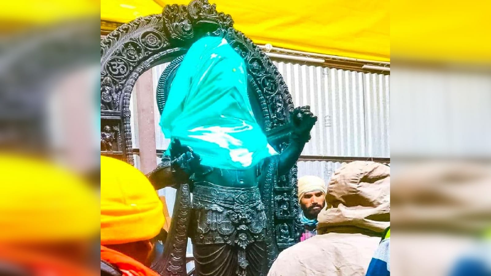 New picture of Ramlala surfaced from the sanctum sanctorum of the grand Ram temple