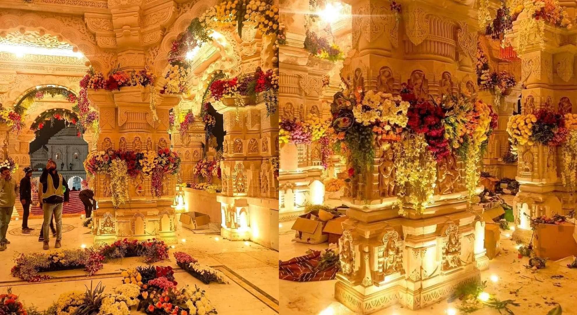 Ayodhya Ram mandir : Latest pics of Ram temple in Ayodhya.